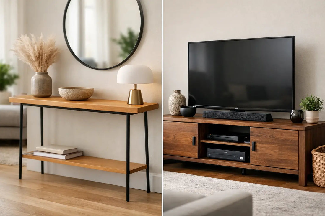Console Table vs TV Stand: Which Fits Best?