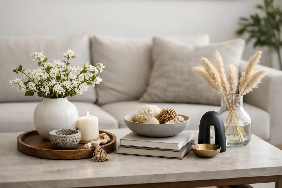 How to Arrange Coffee Table Decor Well