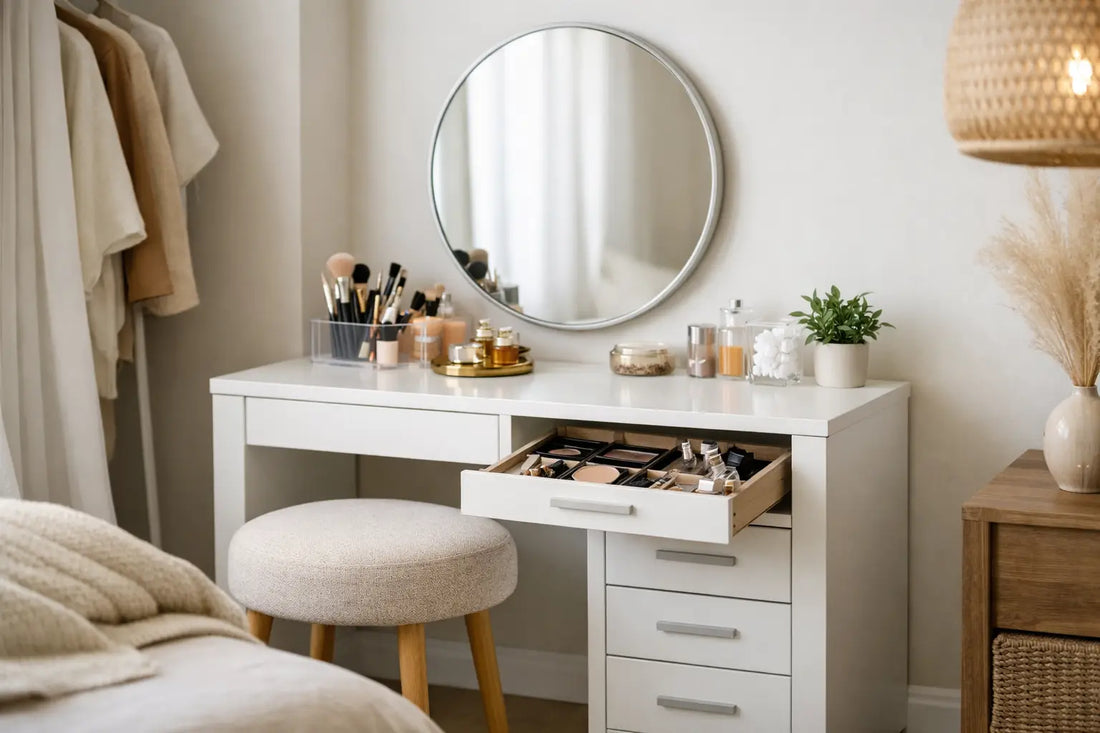 Vanity Storage for Small Bedrooms That Works