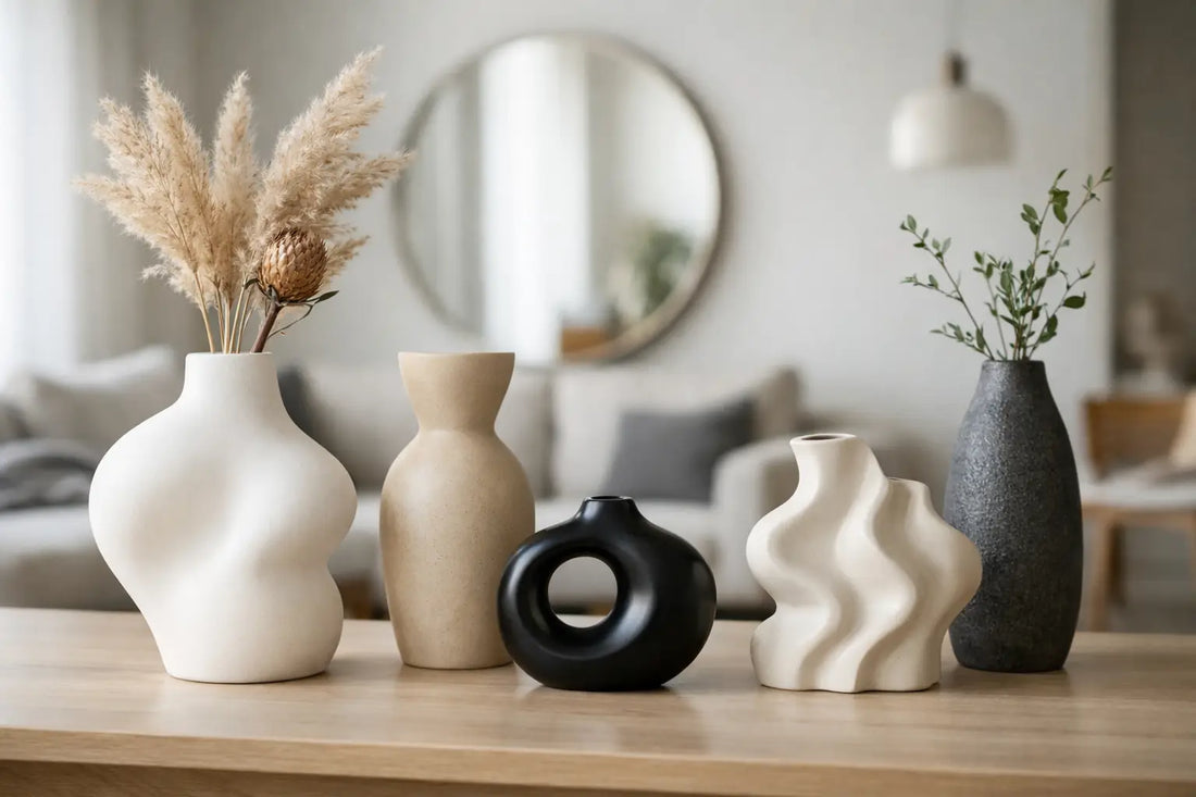 How to Decorate With Sculptural Vases