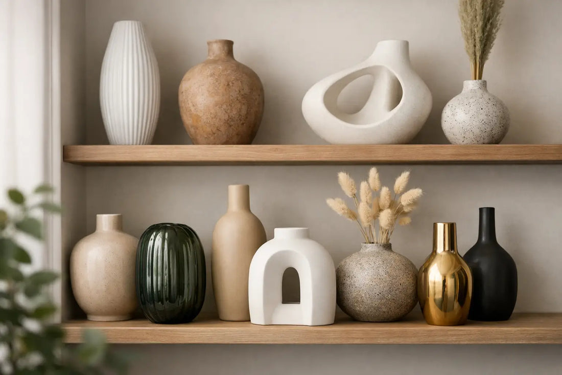 12 Best Decorative Vases for Shelves