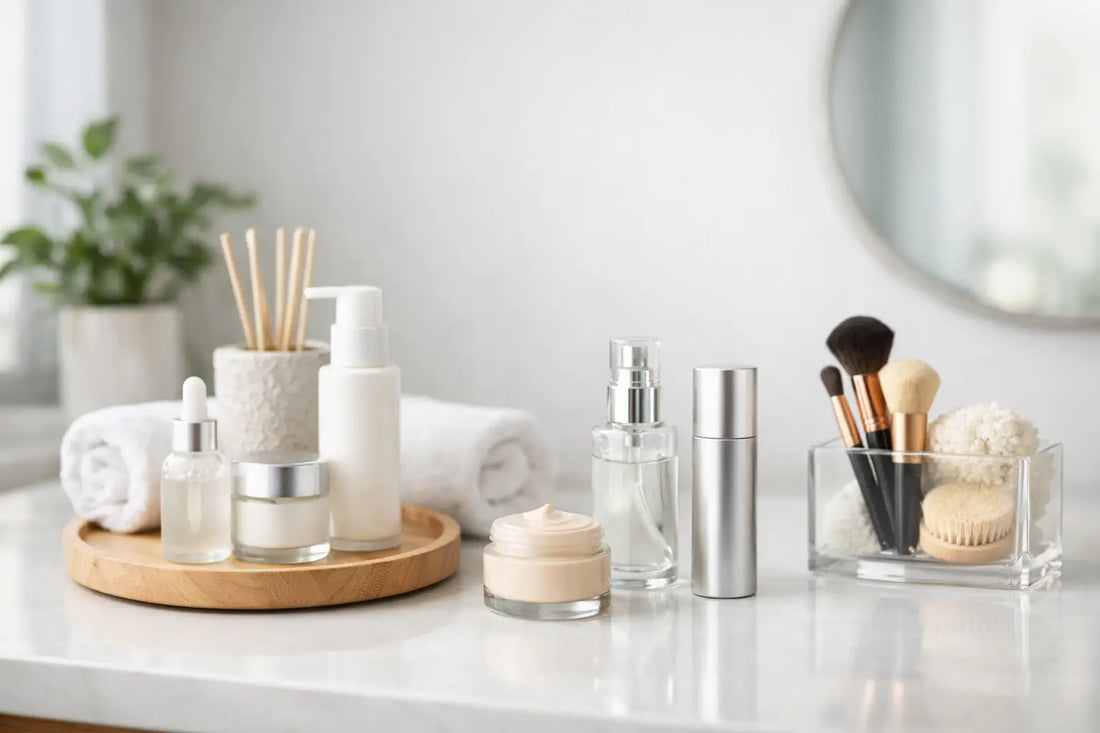 How to Arrange Skincare on Countertops