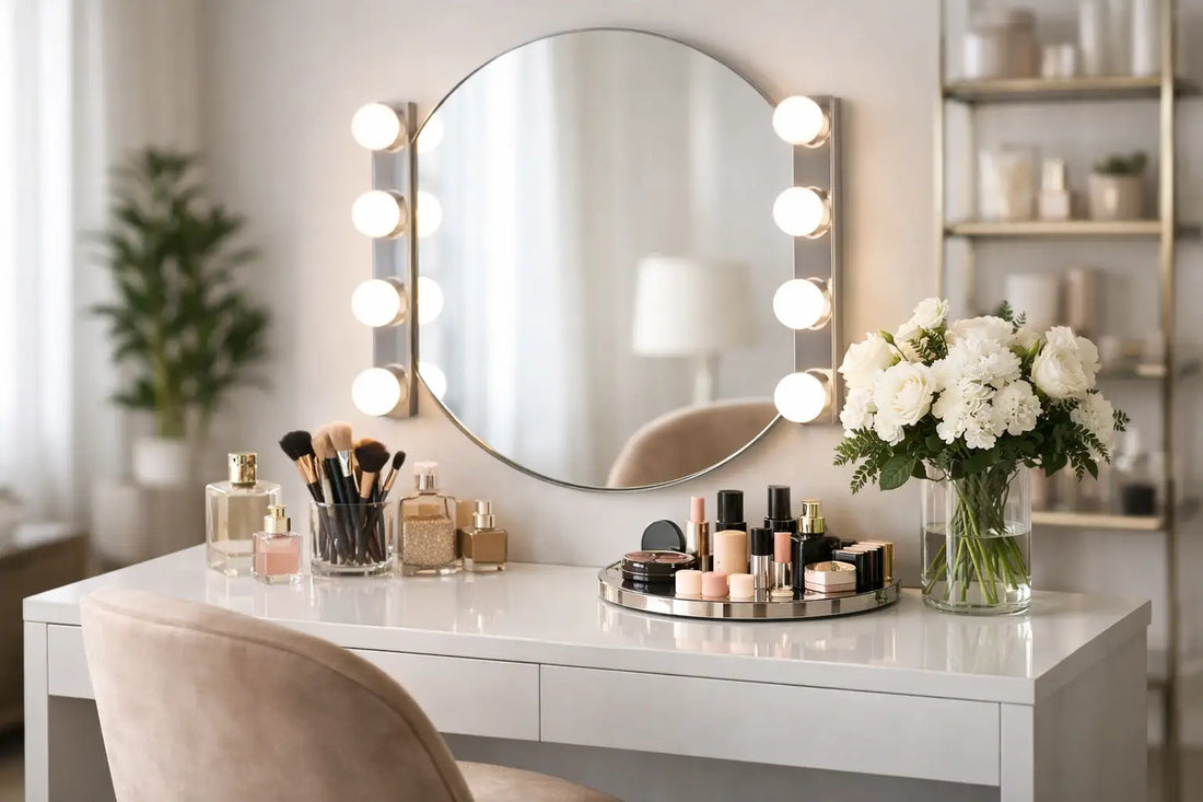 Beauty Station Setup Example for a Polished Space