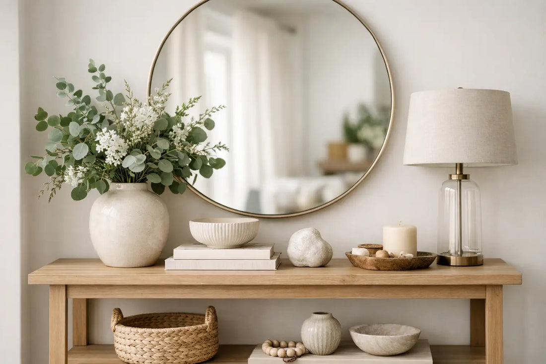 How to Style a Console Table Beautifully