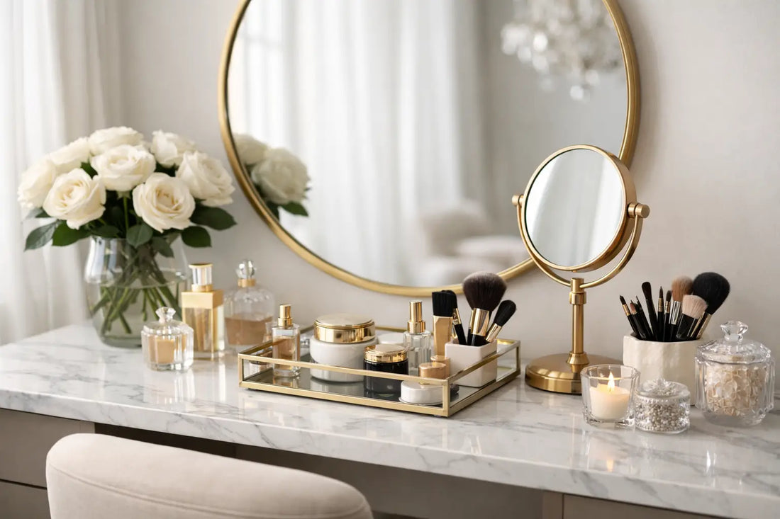 How to Create a Luxe Vanity That Feels Styled