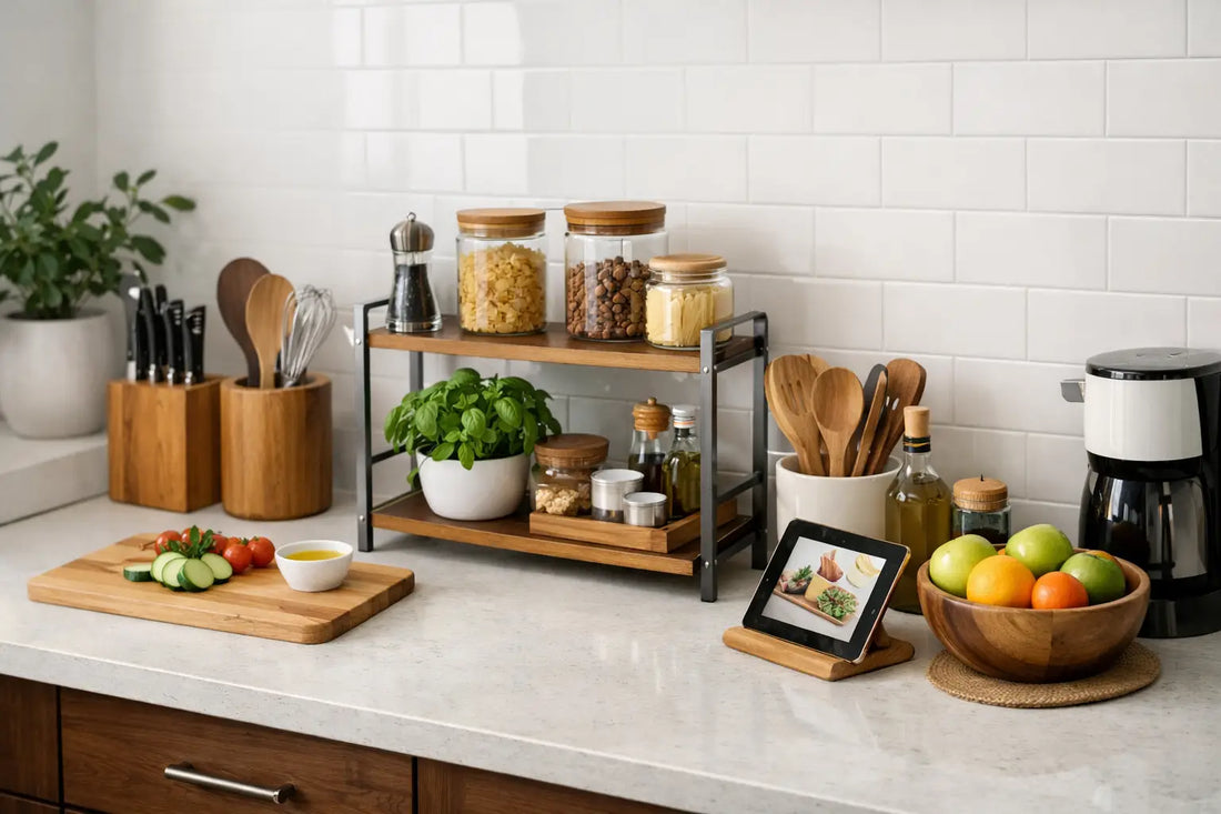 9 Kitchen Counter Clutter Solutions That Work