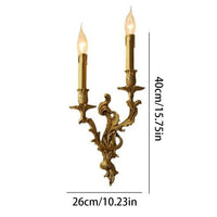 Retro Copper French Wall Sconce