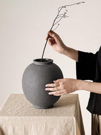 Large White Ceramic Vase