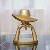PacuM Golden Art Sculpture 21x20x23cm