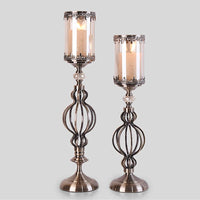 JOEUQK European Candle Holder Set – 2 Pieces