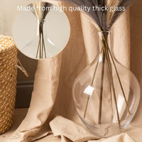 Minimalist Glass Vase for Home Decor – Modern Elegant Flower Vase Centerpiece