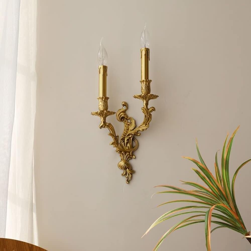 Retro Copper French Wall Sconce