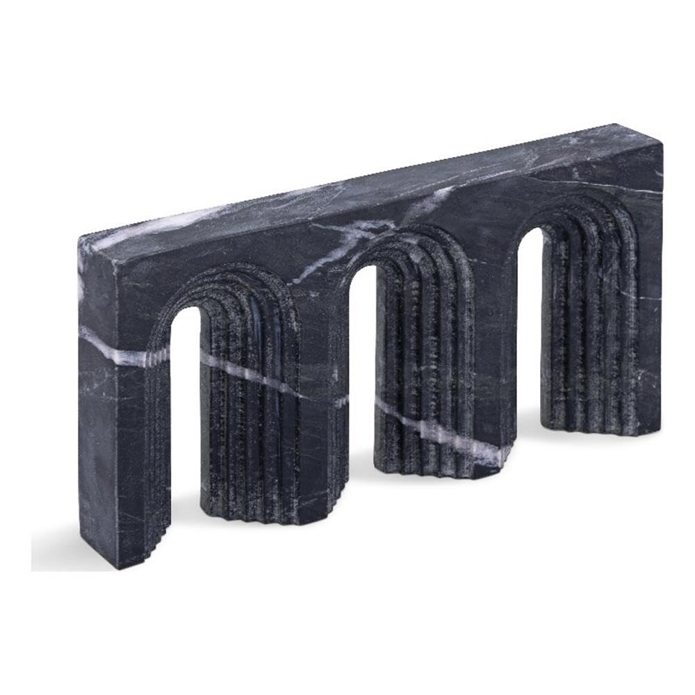 Curva Black Marble Object