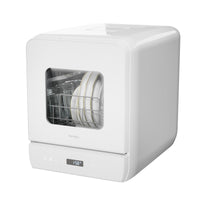 Hermitlux Portable Countertop Dishwasher with Built-in Water Tank