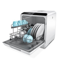 Hermitlux Portable Countertop Dishwasher with Built-in Water Tank