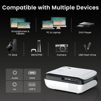 HAPPRUN H1 Native 1080P Bluetooth Projector