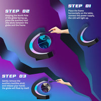 Magnetic Levitation Floating Globe with LED Lights