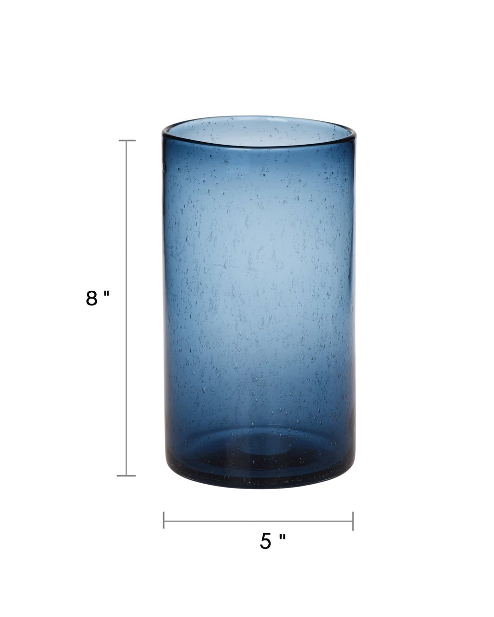 ARIAMOTION Hand-Blown Glass Hurricane Candle Holders – Set of 3