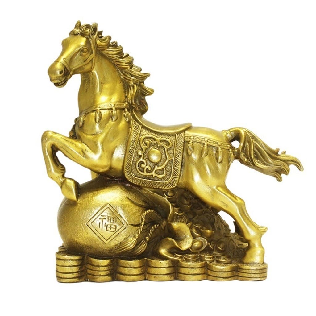 Brass Horse Decor Sculpture
