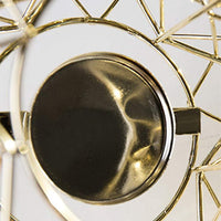 Geometric Wrought Iron Candle Holder – Decorative Set