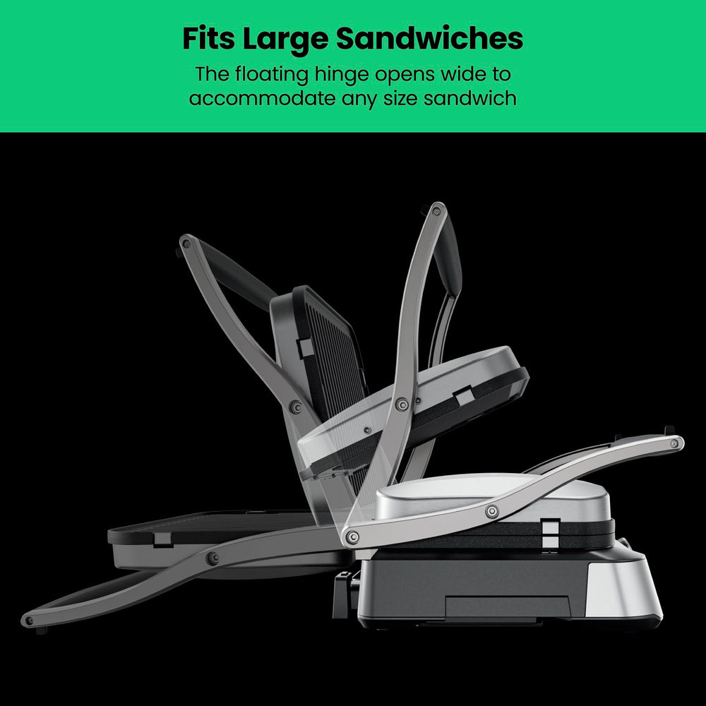 Panini Press Grill Sandwich Maker with Non Stick Plates