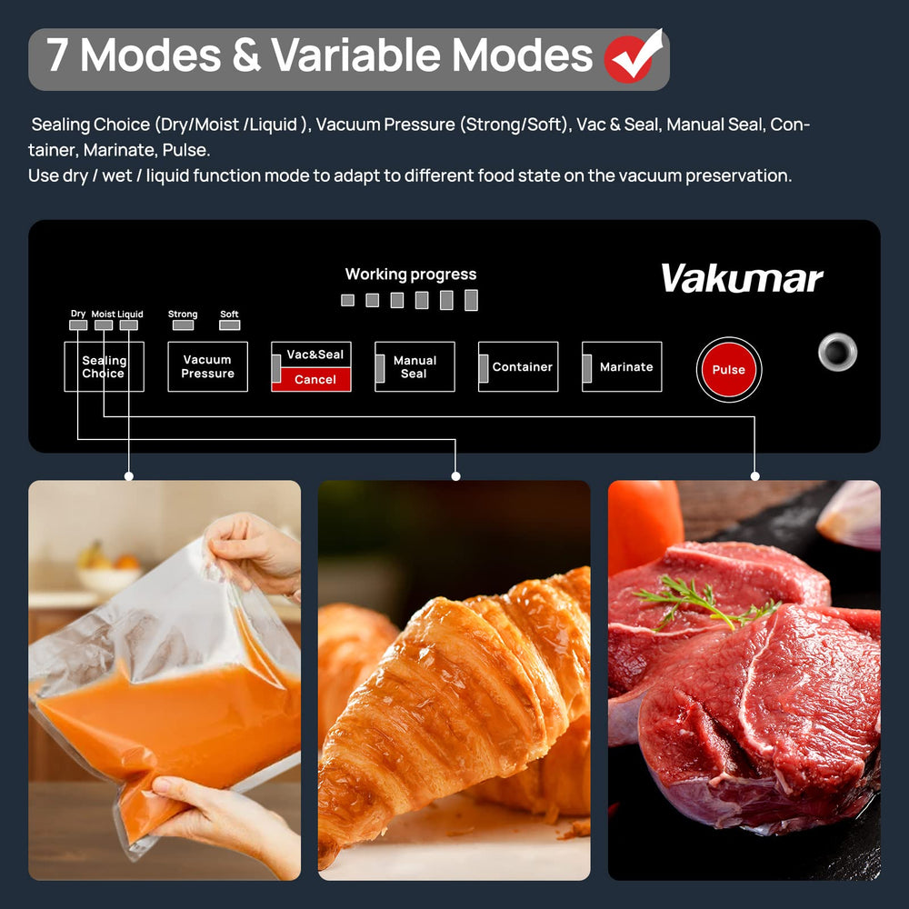 Vakumar Precision Vacuum Sealer Pro with Cutter