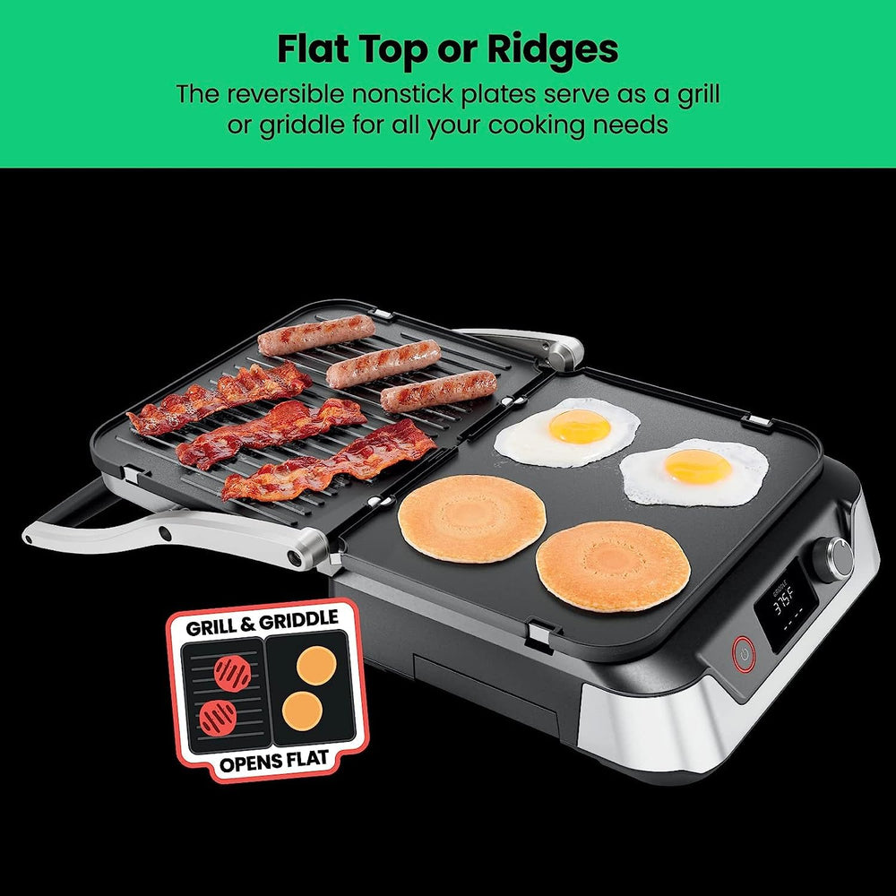 Panini Press Grill Sandwich Maker with Non Stick Plates