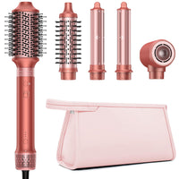 5-in-1 Hair Styler – Hot Air Dryer Brush for Volumize, Curl & Straighten