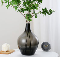 Minimalist Glass Vase for Home Decor – Modern Elegant Flower Vase Centerpiece