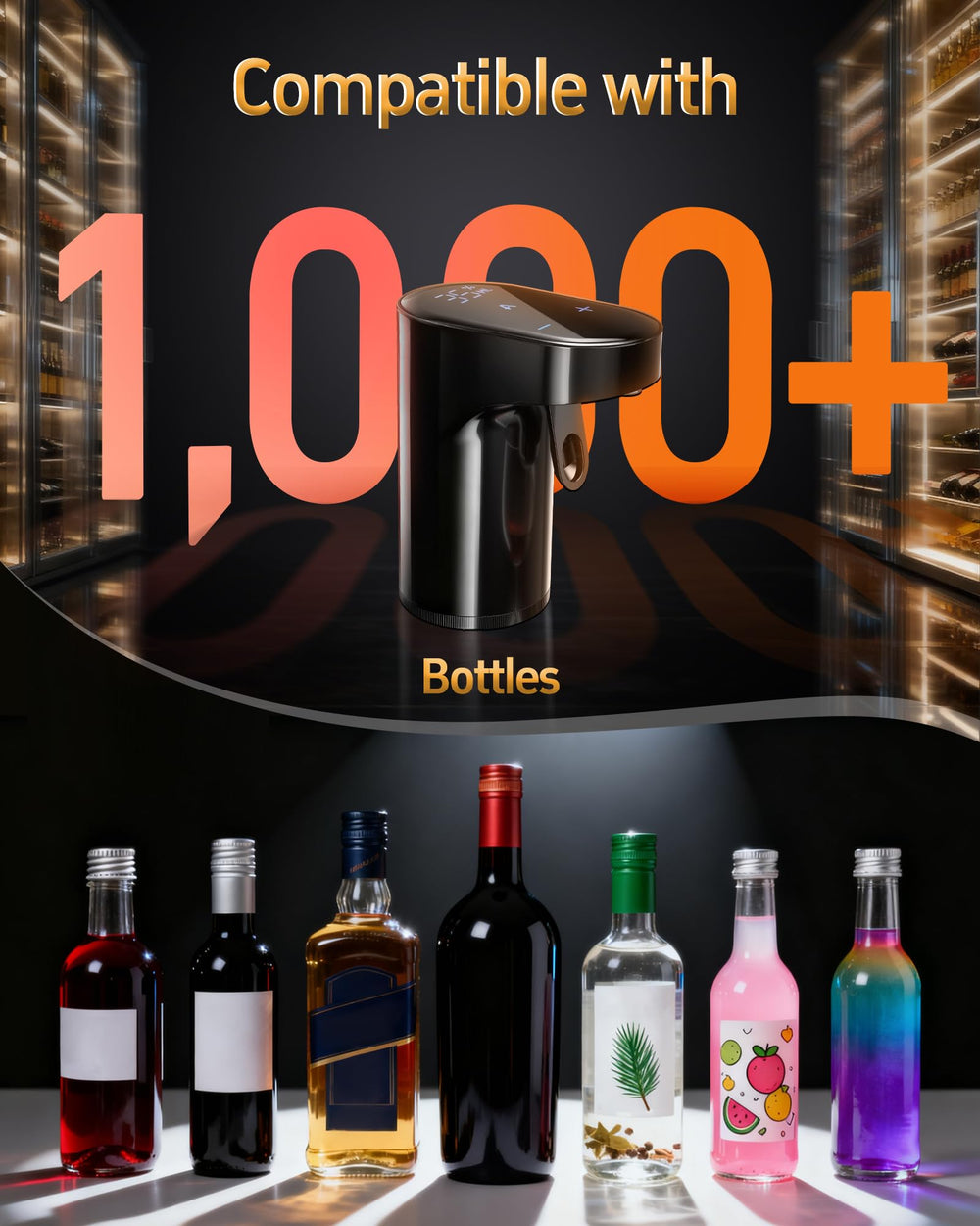 5-in-1 Smart Electric Wine Dispenser with Aerator