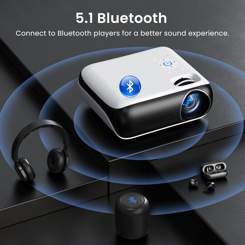 HAPPRUN H1 Native 1080P Bluetooth Projector