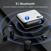 HAPPRUN H1 Native 1080P Bluetooth Projector