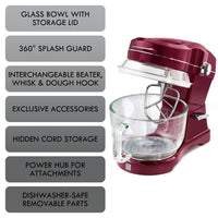 5 Quart Stand Mixer with Pour In Top and 500W Motor
