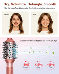 5-in-1 Hair Styler – Hot Air Dryer Brush for Volumize, Curl & Straighten