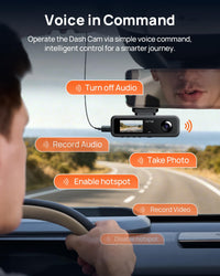 70mai 4K Dash Cam Front and Rear Inside (T800E)