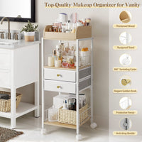 Makeup & Skincare Organizer with Drawers – Vanity Storage Holder