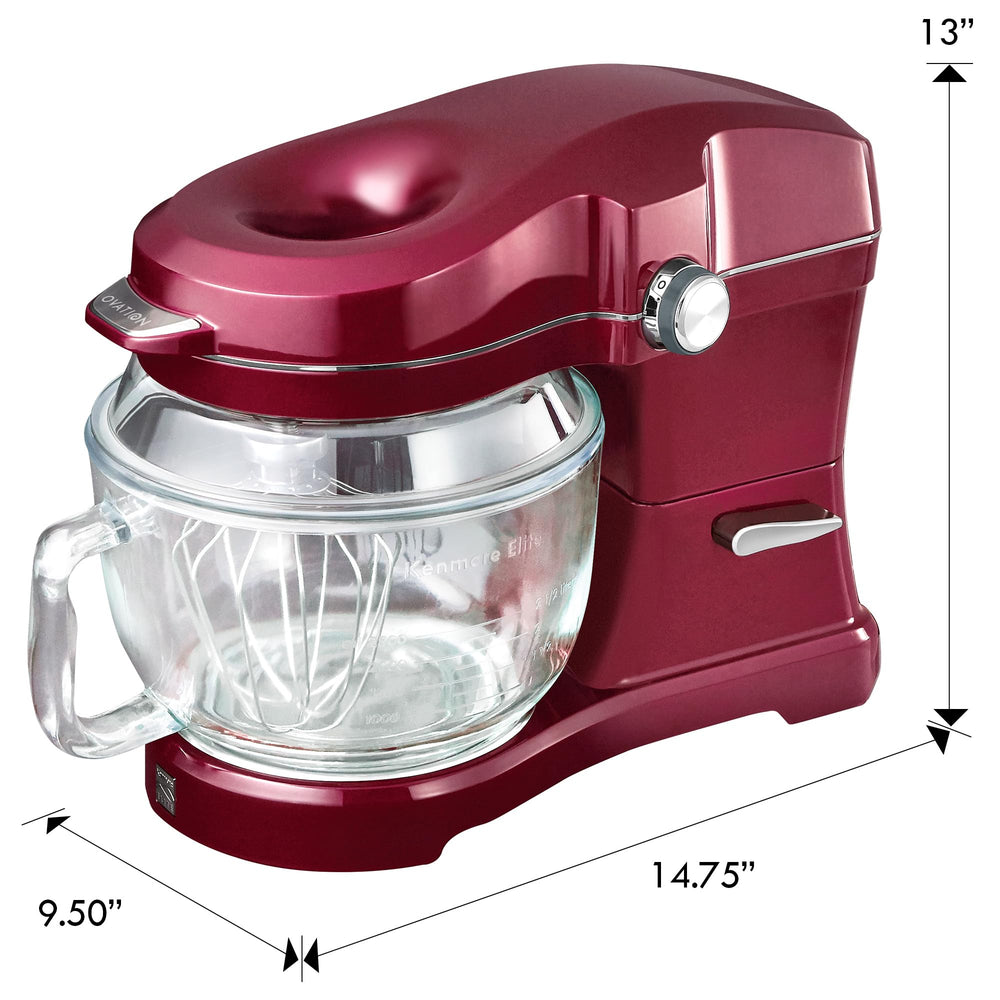 5 Quart Stand Mixer with Pour In Top and 500W Motor