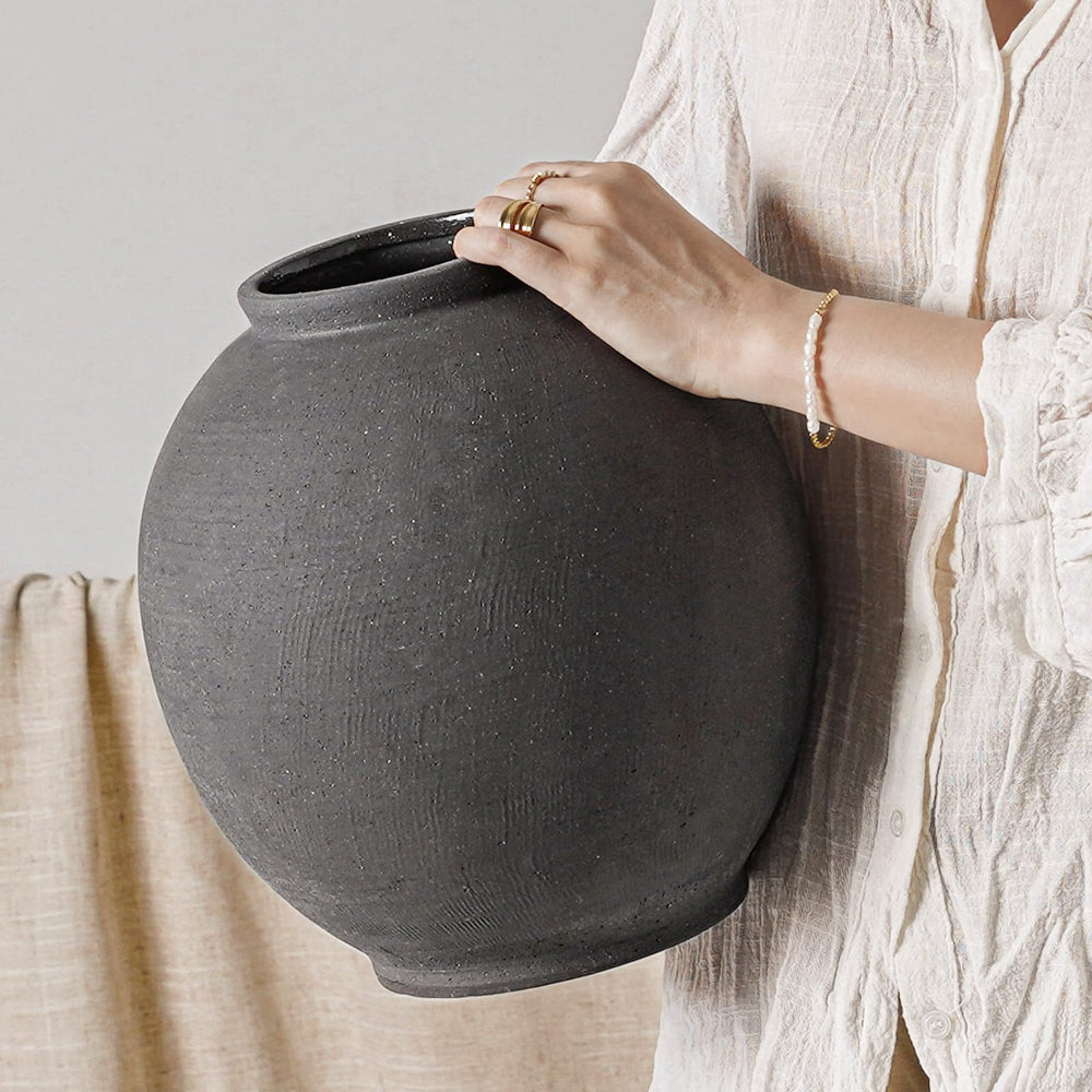 Large White Ceramic Vase