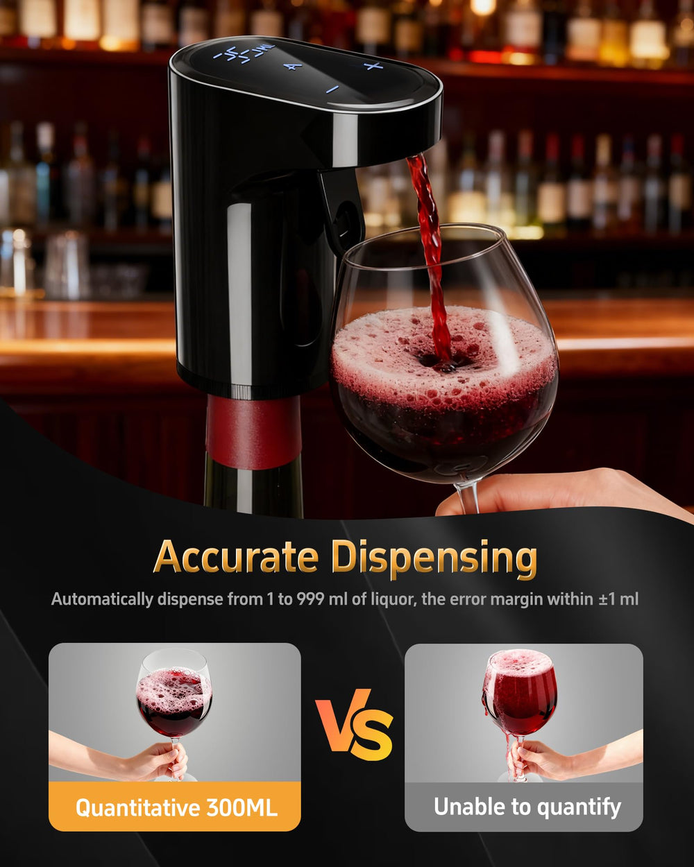 5-in-1 Smart Electric Wine Dispenser with Aerator