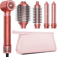 5-in-1 Hair Styler – Hot Air Dryer Brush for Volumize, Curl & Straighten