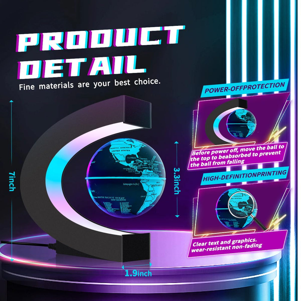 Magnetic Levitation Floating Globe with LED Lights