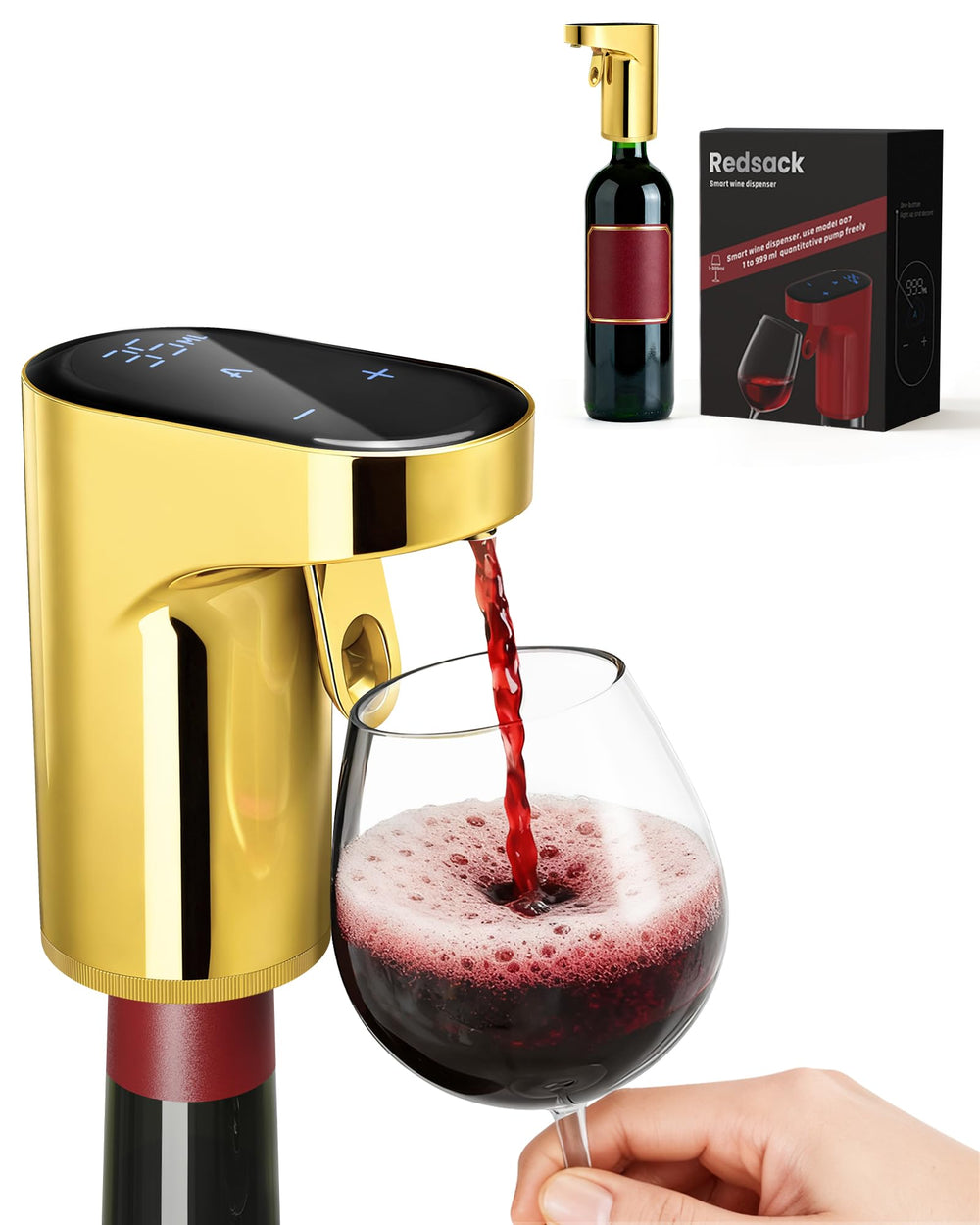 5-in-1 Smart Electric Wine Dispenser with Aerator
