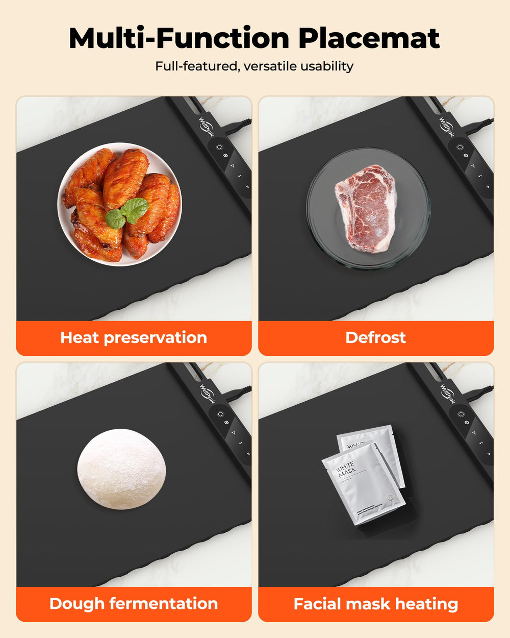 WELLPEAK Electric Food Warming Mat