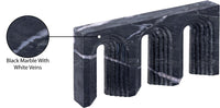 Curva Black Marble Object