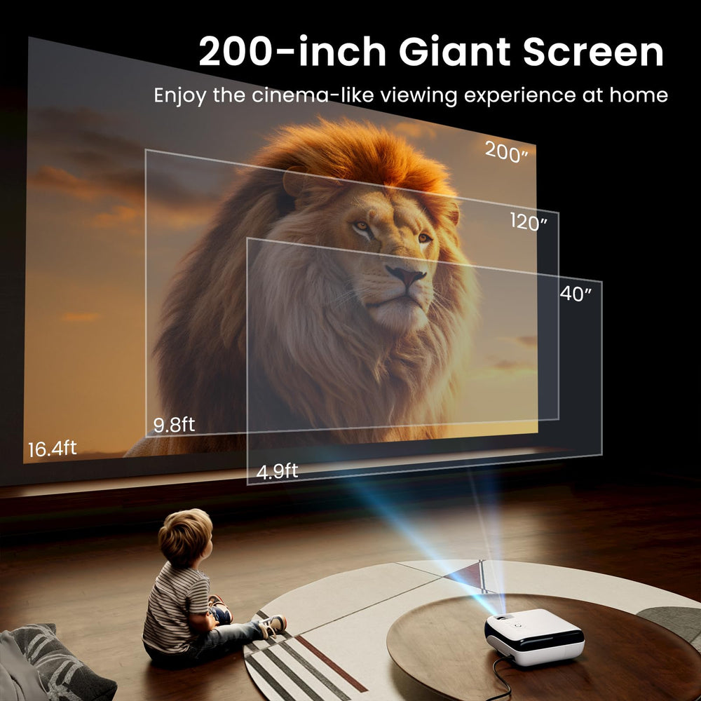 HAPPRUN H1 Native 1080P Bluetooth Projector