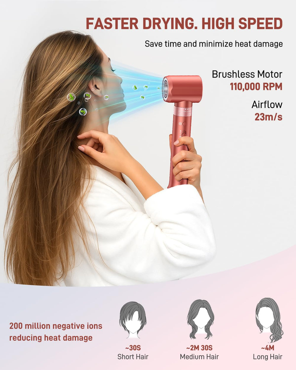 5-in-1 Hair Styler – Hot Air Dryer Brush for Volumize, Curl & Straighten