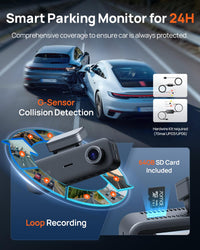 70mai 4K Dash Cam Front and Rear Inside (T800E)
