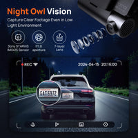 70mai 4K Dual Dash Cam with GPS, WiFi 6, ADAS and 24H Parking Mode