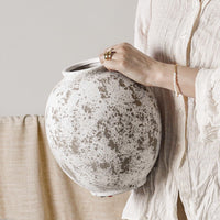Large White Ceramic Vase