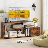Giantex TV Stand with Power Outlet for TVs up to 55 Inch